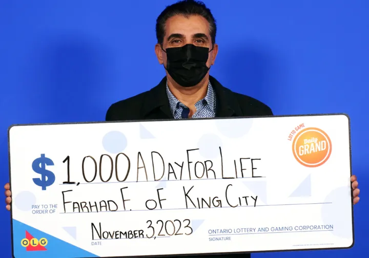 سوءتفاهم درباره انتخاب یک ایرانی - کانادایی برنده لاتاری هفت میلیون دلاری